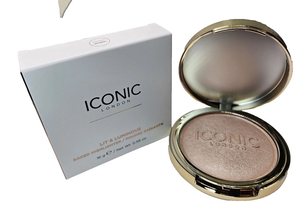 Iconic London Lit & Luminous Baked UNIVERSAL Highlighter New Full Size 16g .56oz